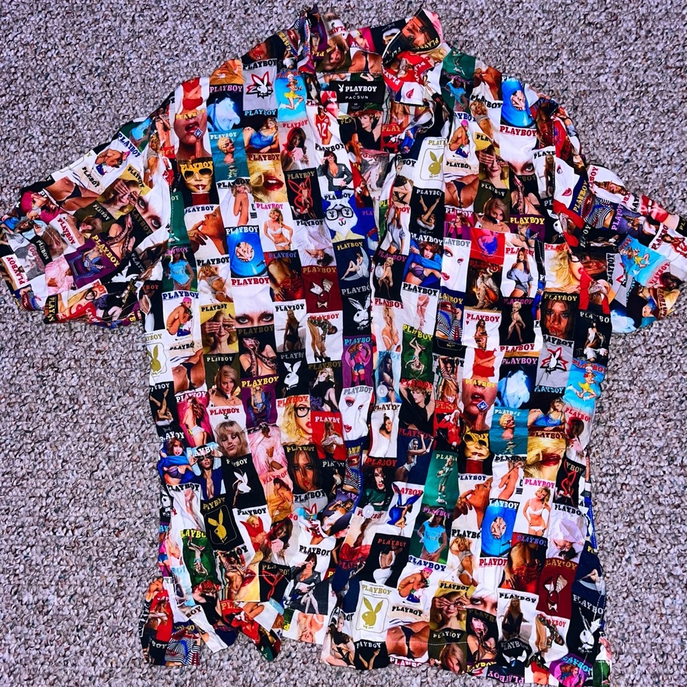 Playboy X Pacsun Magazine Cover Button Up